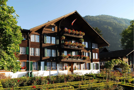 hotel chalet swiss image